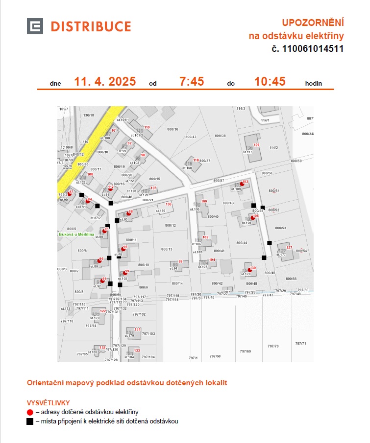 mapa elektrika