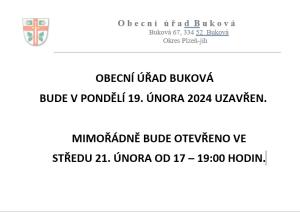 uzavření OÚ